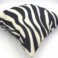 Kussenhoes Zebra Big Stripes | Zwart 45 x 45 cm