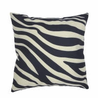 Kussenhoes Zebra Big Stripes | Zwart 45 x 45 cm