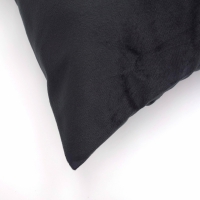 Kussenhoes Fluweel | Zwart | 44 x 44 cm