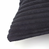 Corduroy Rib kussenhoes zwart | 45 x 45 cm