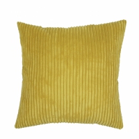 Corduroy Rib kussenhoes geel | 45 x 45 cm