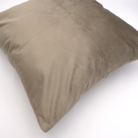 Fluwelen kussenhoes Goud Beige 45 x 45 cm