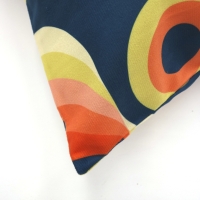 Retro kussenhoes Fonzy petrol 45 x 45 cm