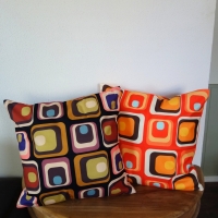 Retro kussenhoes Funky | 45 x 45 cm