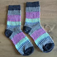 Colorblock winter sokken | set 5 paar | maat 37 - 40