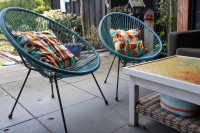 Retro kussenhoes Boogy 45 x 45 cm