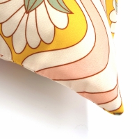 Retro kussenhoes beige | 45 x 45 cm