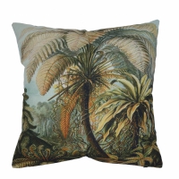 Kussenhoes Vintage Palmboom 44 x 44 cm