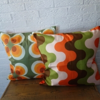 Retro kussenhoes Swirl | 45 x 45 cm