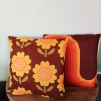 Retro kussenhoes Sunflower | 45 x 45 cm