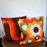 Retro kussenhoes Flowerpower | 45 x 45 cm