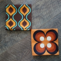 Retro kussenhoes Archie  45 x 45 cm