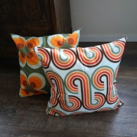 Retro kussenhoes Disco 45 x 45 cm