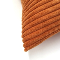 Corduroy Rib kussenhoes oranje | 45 x 45 cm