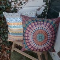 Kussenhoes Palma Beach linnenlook | 44 x 44 cm