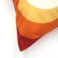 Retro kussenhoes Arthur rood 45 x 45 cm