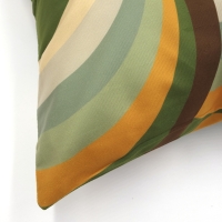 Retro kussenhoes Space groen 44 x 44 cm
