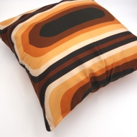 Retro kussenhoes Jessie bruin 45 x 45 cm