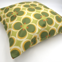 Retro kussenhoes Sandy groen 45 x 45 cm