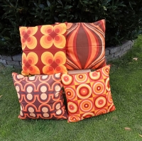 Retro kussenhoes Henry 44 x 44 cm