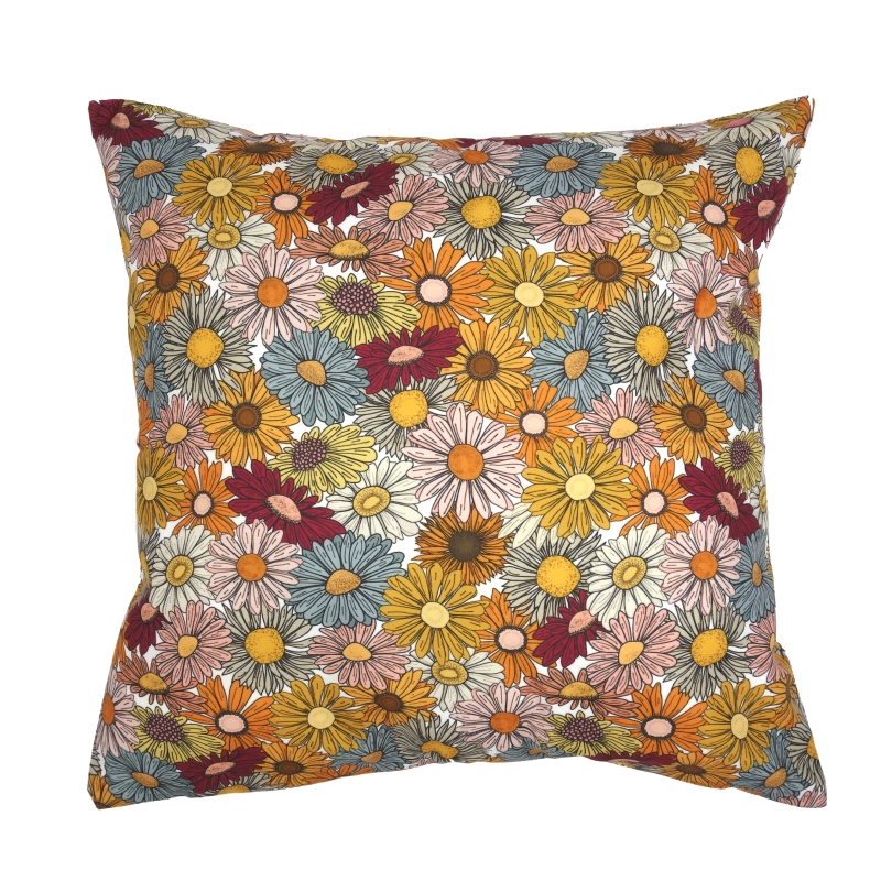 Retro kussenhoes Peace 44 x 44 cm