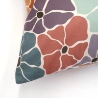 Retro kussenhoes Poppy 45 x 45 cm