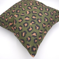 Kussenhoes Luipaard groen 45 x 45 cm