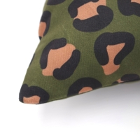 Kussenhoes Luipaard groen 45 x 45 cm