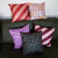 Kussenhoes Luipaard groen 45 x 45 cm