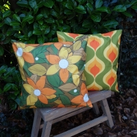 Retro kussenhoes Harmony 45 x 45 cm