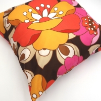 Retro kussenhoes Violette 45 x 45 cm