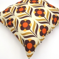 Retro kussenhoes Phoebe ecru 45 x 45 cm