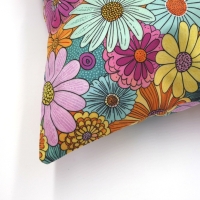 Retro kussenhoes Liberty 44 x 44 cm