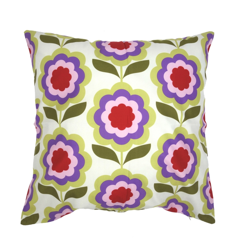Retro kussenhoes Honey offwhite 45 x 45 cm